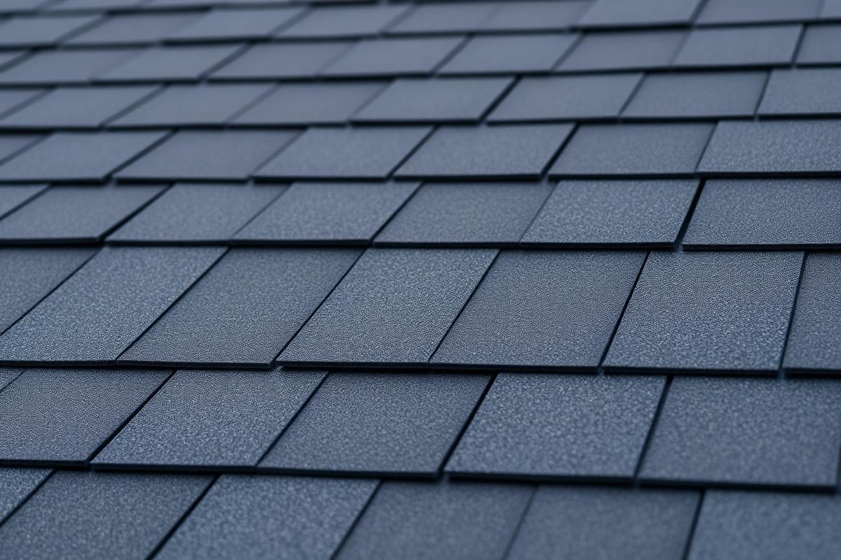 Close-up of architectural shingles